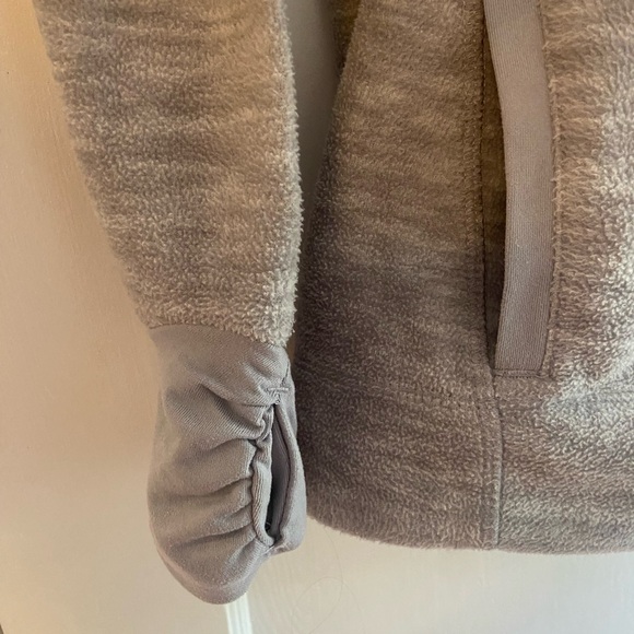 Old Navy 🩶 Active Fleece Funnel Pullover Gray Small Tall - Picture 5 of 8